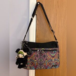 NWOT Sakroots Artist Circle Basic Crossbody Bag in Rainbow Wanderlust